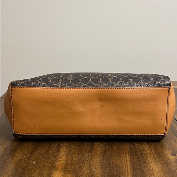 NWT Nanette Lepore Vegan Leather Logo Shoulder Bag Chocolate Vachetta - Picture 8 of 14